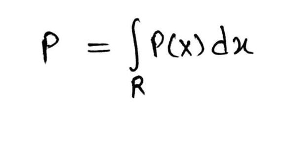 Non-Parameter Estimation : Density Estimation This image describes the formula for calculating the probability density estimation in non-parameter estimation.